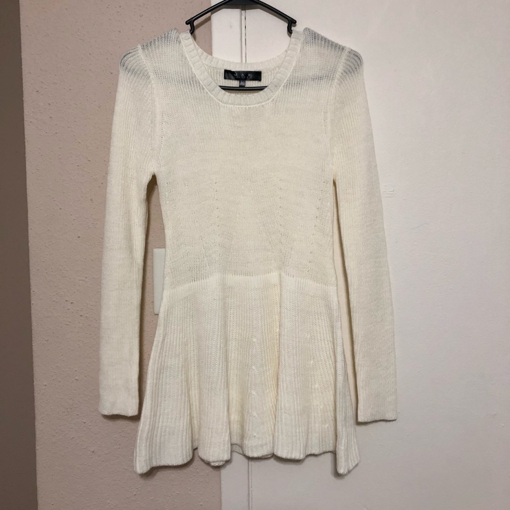 Off-White Peplum Sweater